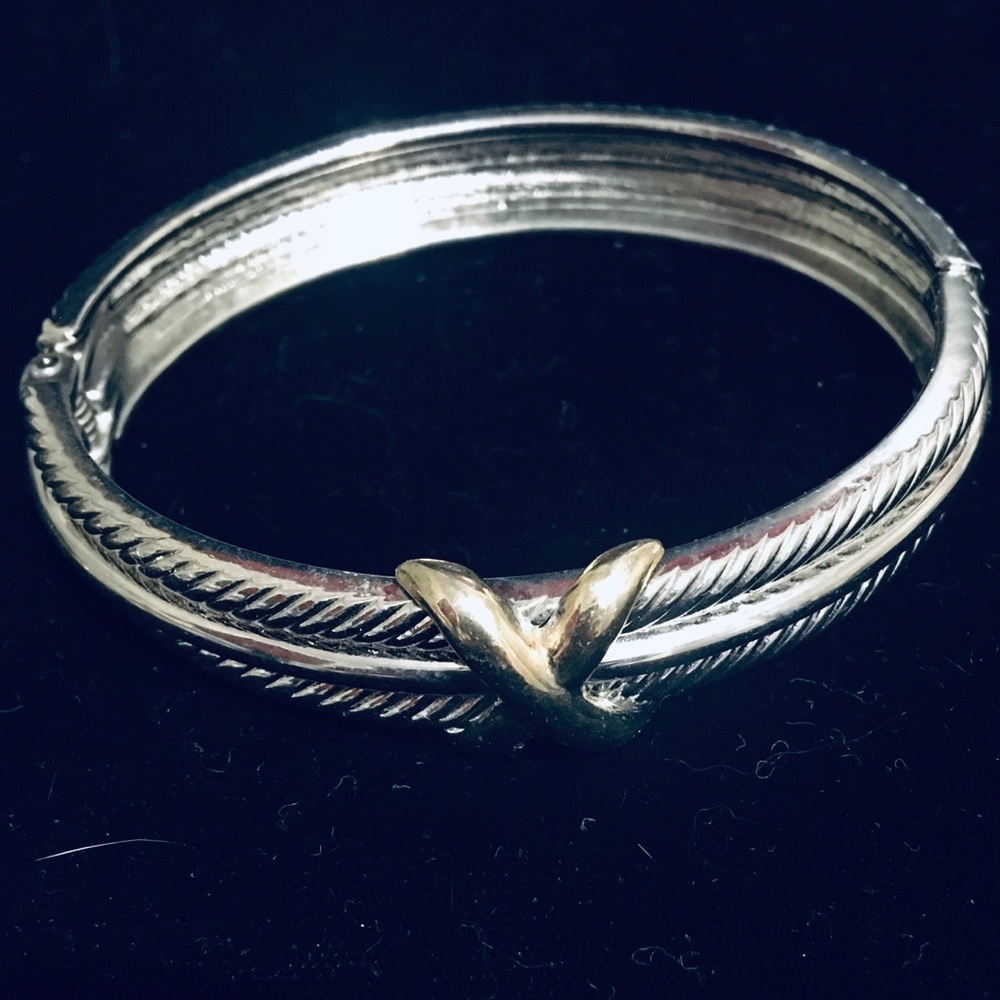Silver/Gold bangle